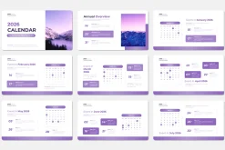 2026 Calendar - PowerPoint Template