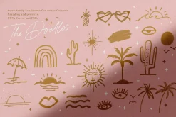 California Palms Fonts & Graphics