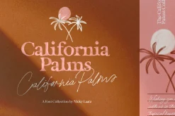 California Palms Fonts & Graphics