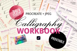Calligraphy Workbook for Procreate