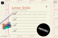 Calligraphy Workbook for Procreate