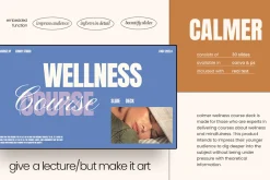 CALMER Wellness Presentation CANVA
