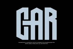 Camebad - Racing Car Font