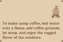 CAMP COFFEE by Abby Leighton