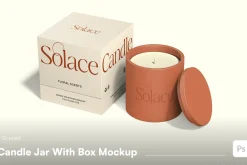 Candle Branding Mockup