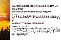 Candlebright blackletter font