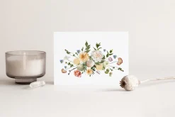 Candy Rustic Floral Clipart Set