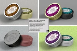 Can Label Packaging Mockup