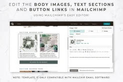 Canva & Mailchimp Template | Rustic