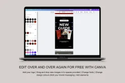 CANVA Bold Red Insta Posts & Stories