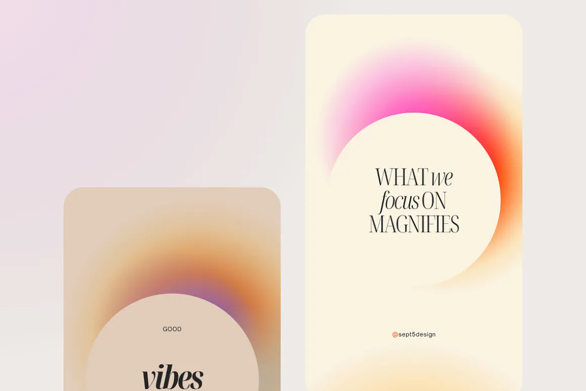Canva Instagram Gradient Quotes + PS