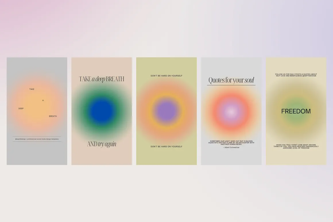 Canva Instagram Gradient Quotes + PS