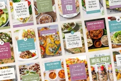 Canva Pinterest Food Blog Templates