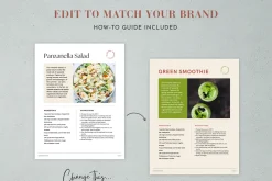 Canva Recipe Book Template