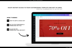 Canva Sale Website Banner Template
