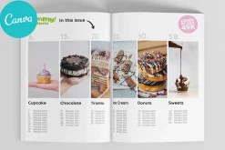 Canva Yummy Desserts CookBook