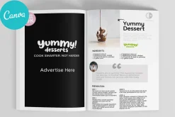 Canva Yummy Desserts CookBook