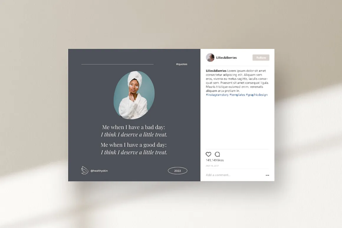 Canva Beauty Instagram Template Pack