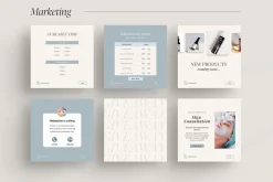 Canva Beauty Instagram Template Pack