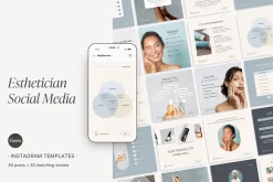 Canva Beauty Instagram Template Pack