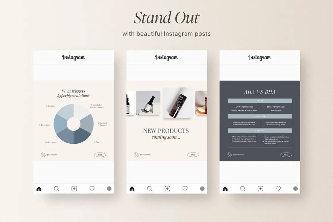 Canva Beauty Instagram Template Pack