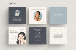 Canva Beauty Instagram Template Pack