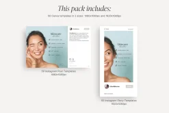 Canva Beauty Instagram Template Pack