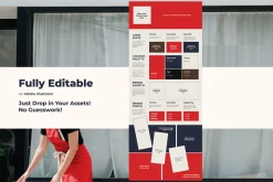 Canva Brand Guide Sheet Template