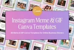 Canva Instagram Meme & GIF Templates