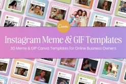 Canva Instagram Meme & GIF Templates