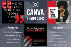Canva Instagram Post Business kit