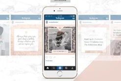 CANVA & PPT | Rose Gold Social Media