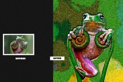 Canvas Painting Square,Poster Effect