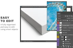 Canvas Close-Up Mockups
