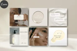 CANVA / Skin Care Social Media Pack
