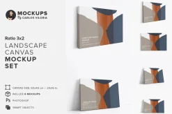 Canvas Ratio 3x2 Mockup Set