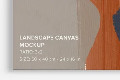 Canvas Ratio 3x2 Mockup Set