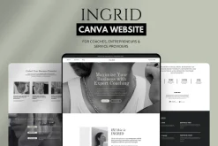 Canva Website Template for Coaches