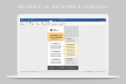 Capability Statement | Word & Indd