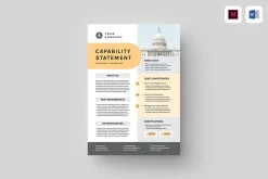 Capability Statement | Word & Indd
