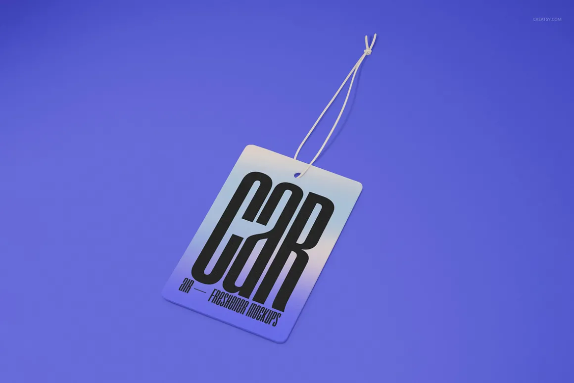 Car Air Freshener Mockup Set