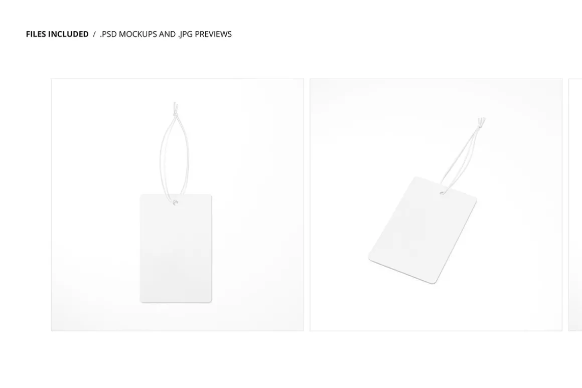 Car Air Freshener Mockup Set