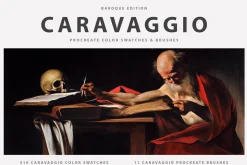 Caravaggio's Art Procreate Brushes