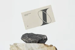 Cardboard Business Card Mockup
