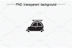 Car Icons Set Vector Illustrations