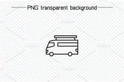 Car Line Icons Set
