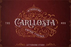 Carllosta - Layered Font (+EXTRAS)