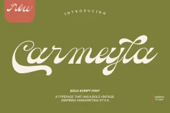 Carmeyla - Bold Script Display Font