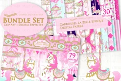 Carousel, Merry Go Round Pink