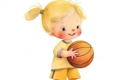 Cartoon children outdoors activities